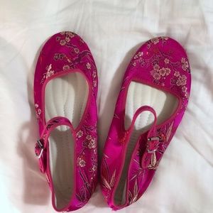 pink mary janes